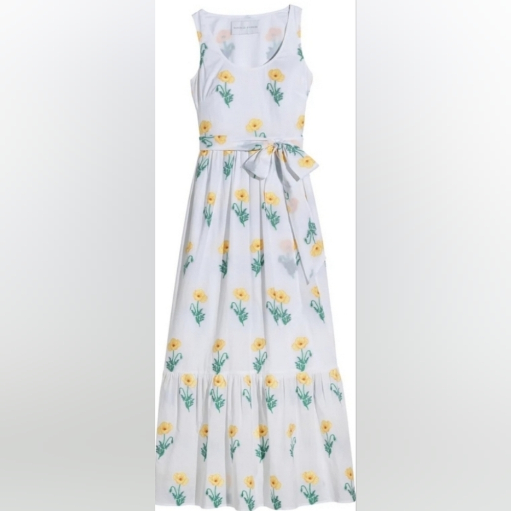 Danielle Fichera Genevieve Dress Yellow Poppy Size Small